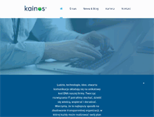Tablet Screenshot of kainos.pl