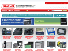 Tablet Screenshot of kainos.es